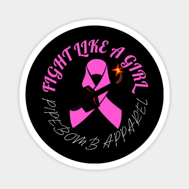 Breast Cancer Awareness Magnet by Pipebomb Apparel